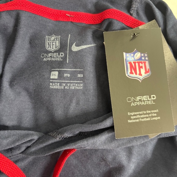 NWT NFL Nike On Field Apparel Houston Texans Mens Hooded Shirt - Picture 10 of 16